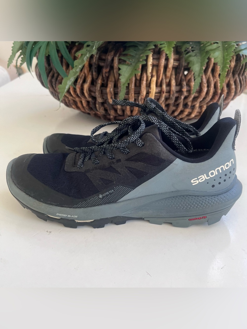 Salomon OUTPULSE GORETEX WMN 7.5 Hiking Shoes Energy Blade 415883 Ortholite EXC